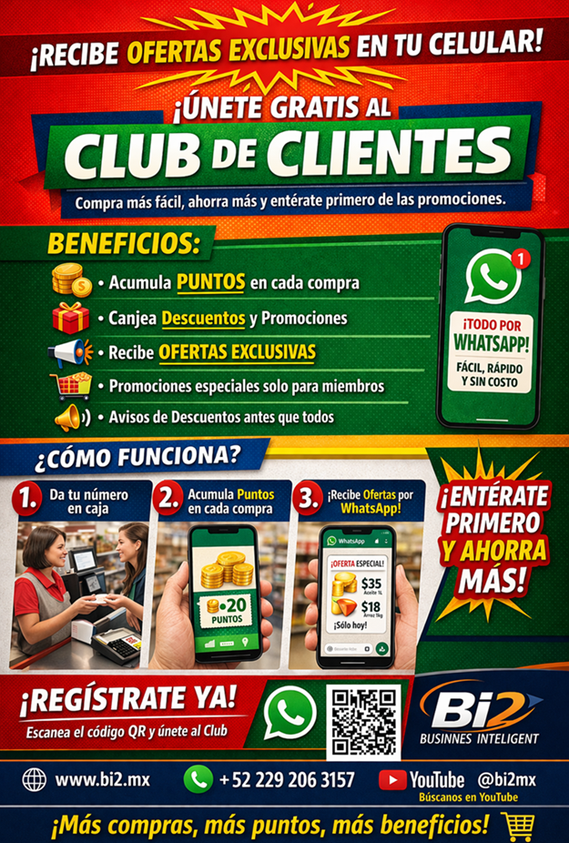Club de Clientes — flyer